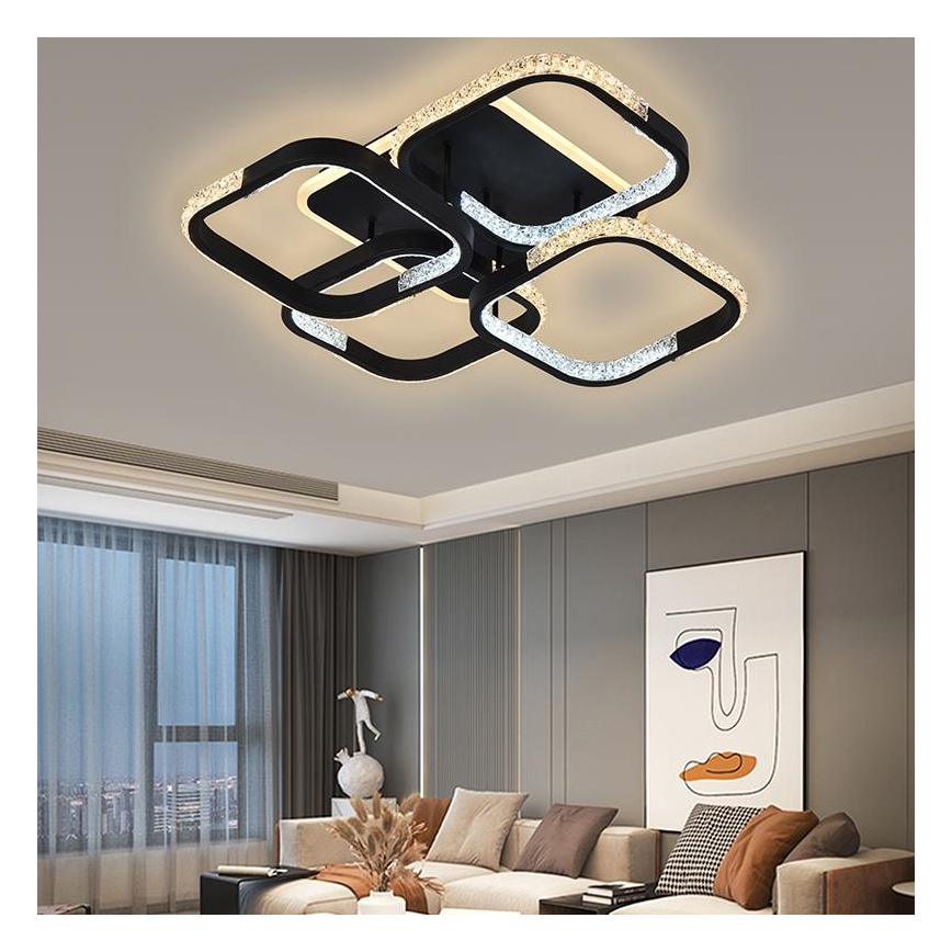 Lámpara de techo LED regulable LED/85W/230V 3000-6500K + control remoto