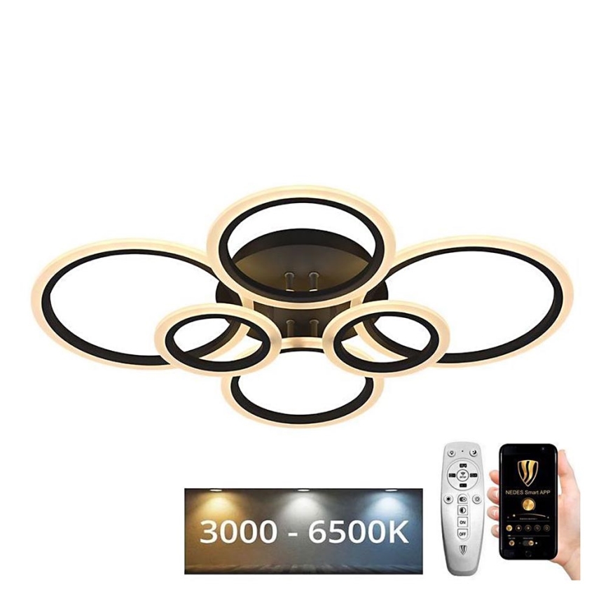 Lámpara de techo LED regulable LED/85W/230V 3000-6500K + mando a distancia