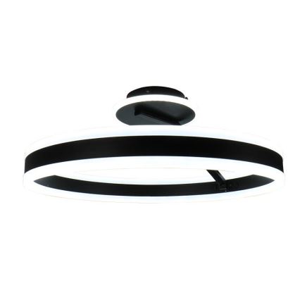 Lámpara de techo LED regulable LED/86W/230V 3000-6500K negro + control remoto
