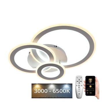 Lámpara de techo LED regulable LED/90W/230V 3000-6500K con mando a distancia
