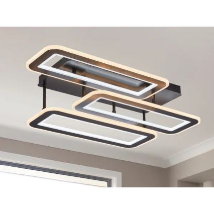 Lámpara de techo LED regulable LED/90W/230V 3000-6500K + control remoto