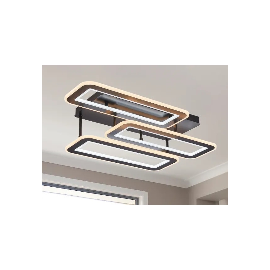 Lámpara de techo LED regulable LED/90W/230V 3000-6500K + control remoto