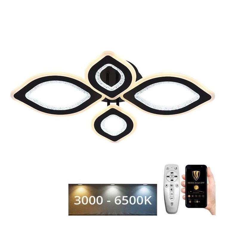 Lámpara de techo LED regulable LED/95W/230V 3000-6500K + control remoto