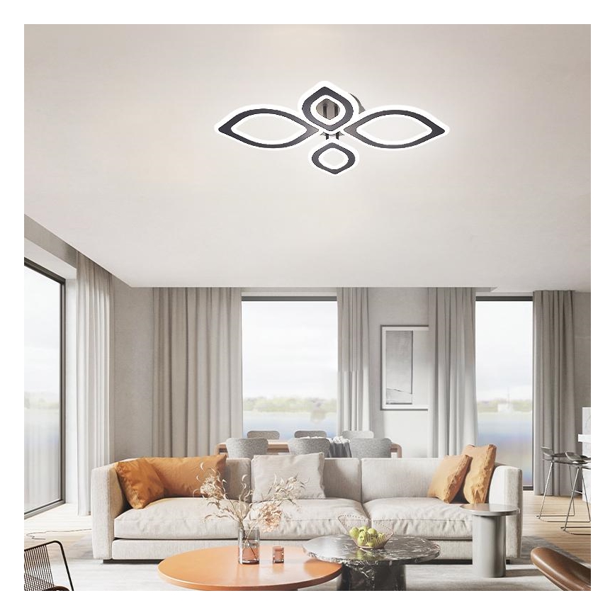 Lámpara de techo LED regulable LED/95W/230V 3000-6500K + control remoto