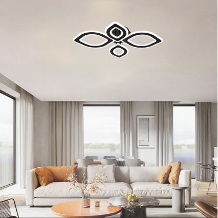Lámpara de techo LED regulable LED/95W/230V 3000-6500K + control remoto