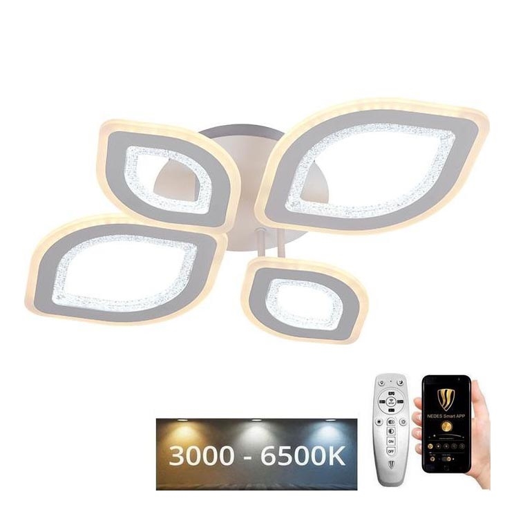 Lámpara de techo LED regulable LED/95W/230V 3000-6500K + control remoto