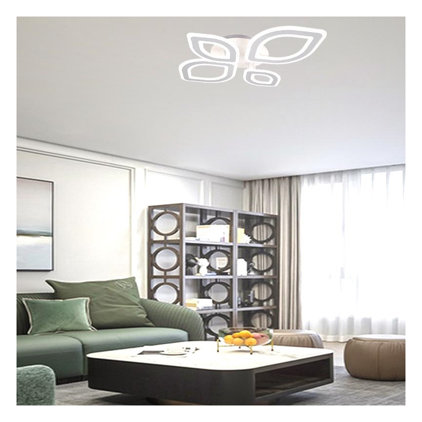 Lámpara de techo LED regulable LED/95W/230V 3000-6500K + control remoto