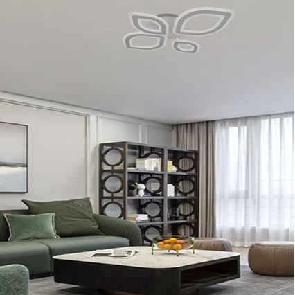 Lámpara de techo LED regulable LED/95W/230V 3000-6500K + control remoto