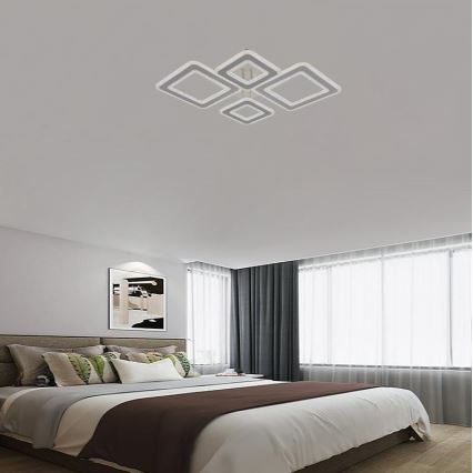 Lámpara de techo LED regulable LED/95W/230V 3000-6500K + control remoto