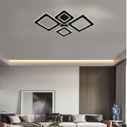 Lámpara de techo LED regulable LED/95W/230V 3000-6500K + control remoto
