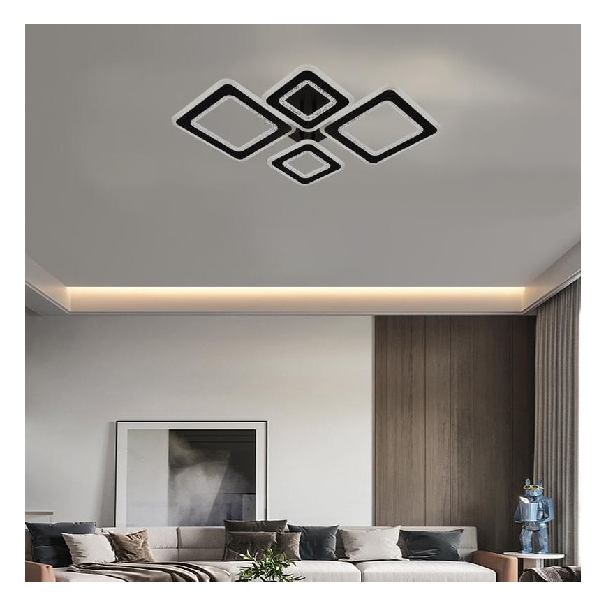 Lámpara de techo LED regulable LED/95W/230V 3000-6500K + control remoto