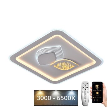 Lámpara de techo LED regulable LED/95W/230V 3000-6500K + mando a distancia