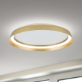 Lámpara de techo LED regulable MANTA LED/38W/230V 2700/3000/4000K Ø 45 cm dorado