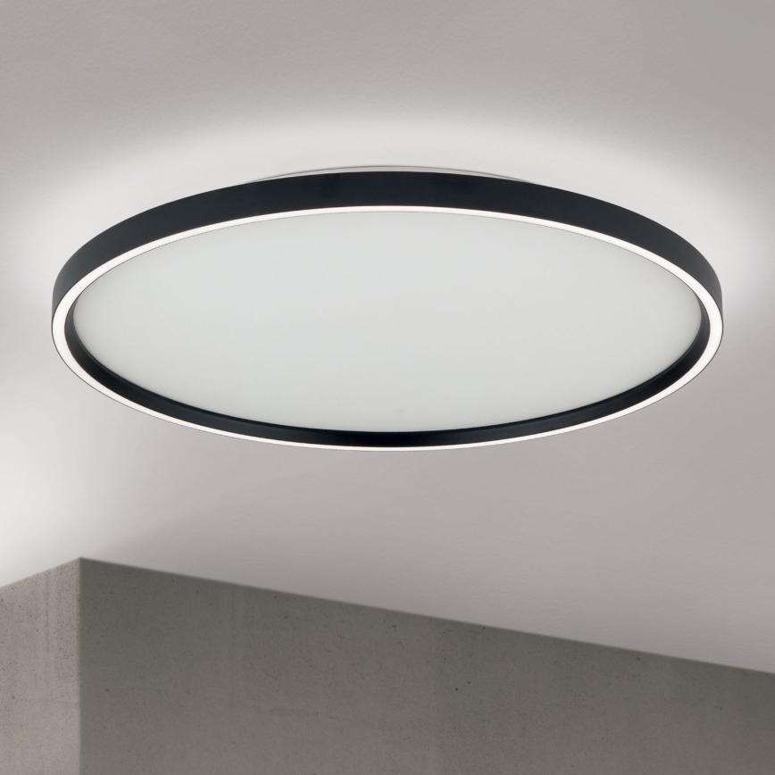 Lámpara de techo LED regulable MASCA LED/47W/230V 2700/3350/4000K Ø 60 cm negra