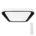 Lámpara de techo LED regulable QUADRO LED/38W/230V 3000-6000K blanco/negro + mando a distancia