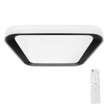 Lámpara de techo LED regulable QUADRO LED/38W/230V 3000-6000K blanco/negro + mando a distancia