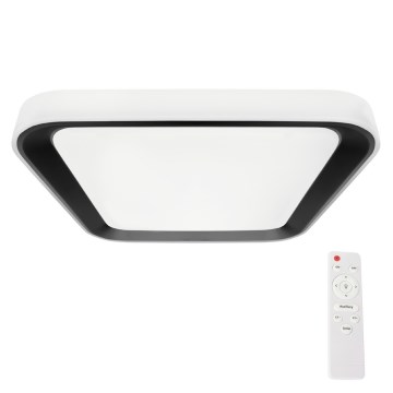 Lámpara de techo LED regulable QUADRO LED/66W/230V 3000-6000K blanca/negra + mando a distancia