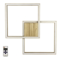 Lámpara de techo LED regulable RAMME LED/48W/230V roble mate + mando a distancia