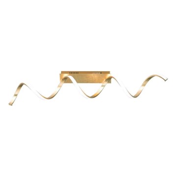 Lámpara de techo LED regulable RUSSEL LED/32W/230V dorada