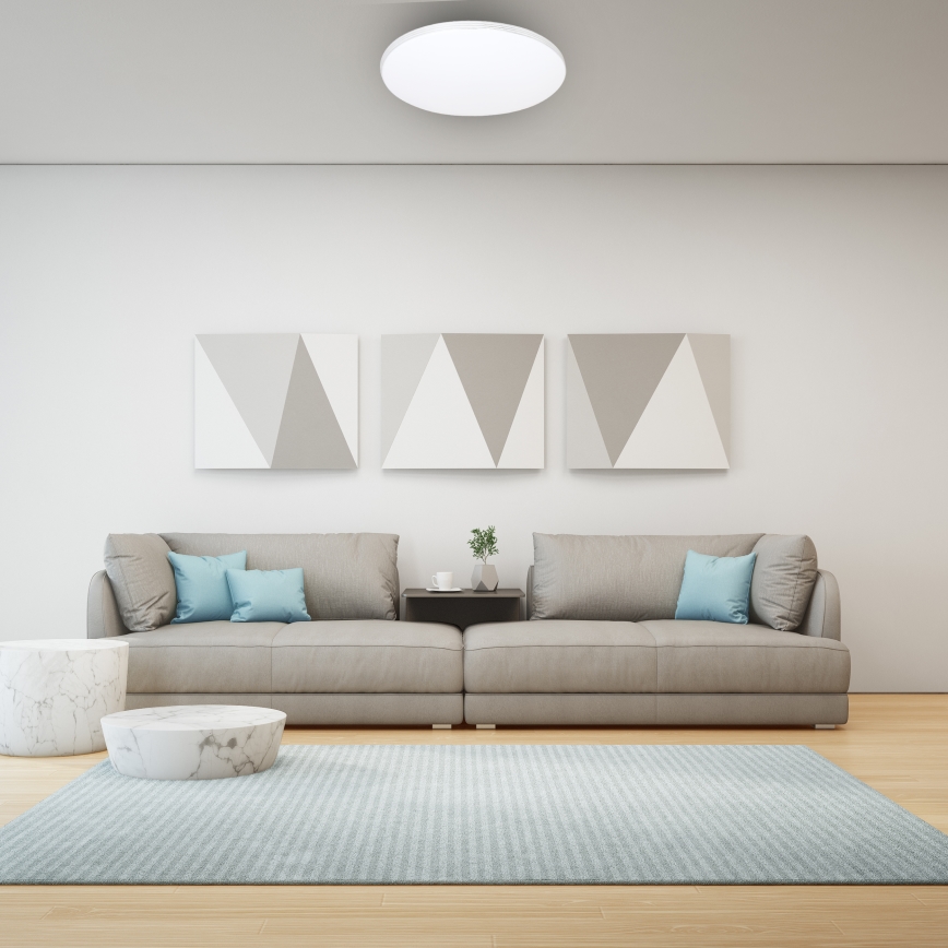 Lámpara de techo LED regulable SIENA LED/68W/230V + mando a distancia