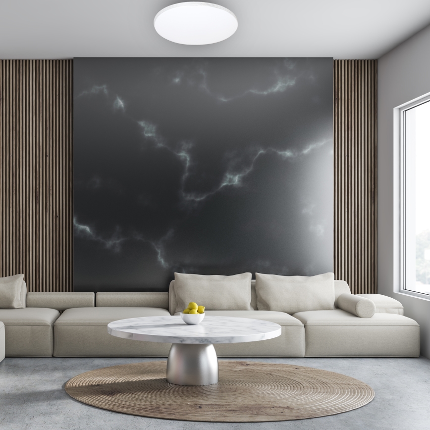 Lámpara de techo LED regulable SIENA LED/68W/230V + mando a distancia