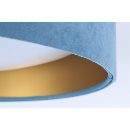 Lámpara de techo LED regulable SMART GALAXY LED/24W/230V diámetro 44 cm azul claro/dorado 3000-6500K + mando a distancia