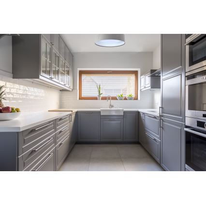 Lámpara de techo LED regulable SMART GALAXY LED/24W/230V diámetro 44 cm gris/blanco 3000-6500K + mando a distancia
