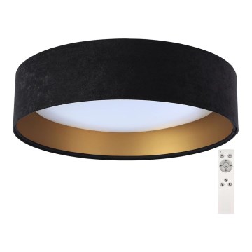 Lámpara de techo LED regulable SMART GALAXY LED/24W/230V diámetro 44 cm negro/dorado 3000-6500K + mando a distancia