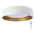 Lámpara de techo LED regulable SMART GALAXY LED/24W/230V Ø 44 cm blanca/dorada 3000-6500K + mando a distancia
