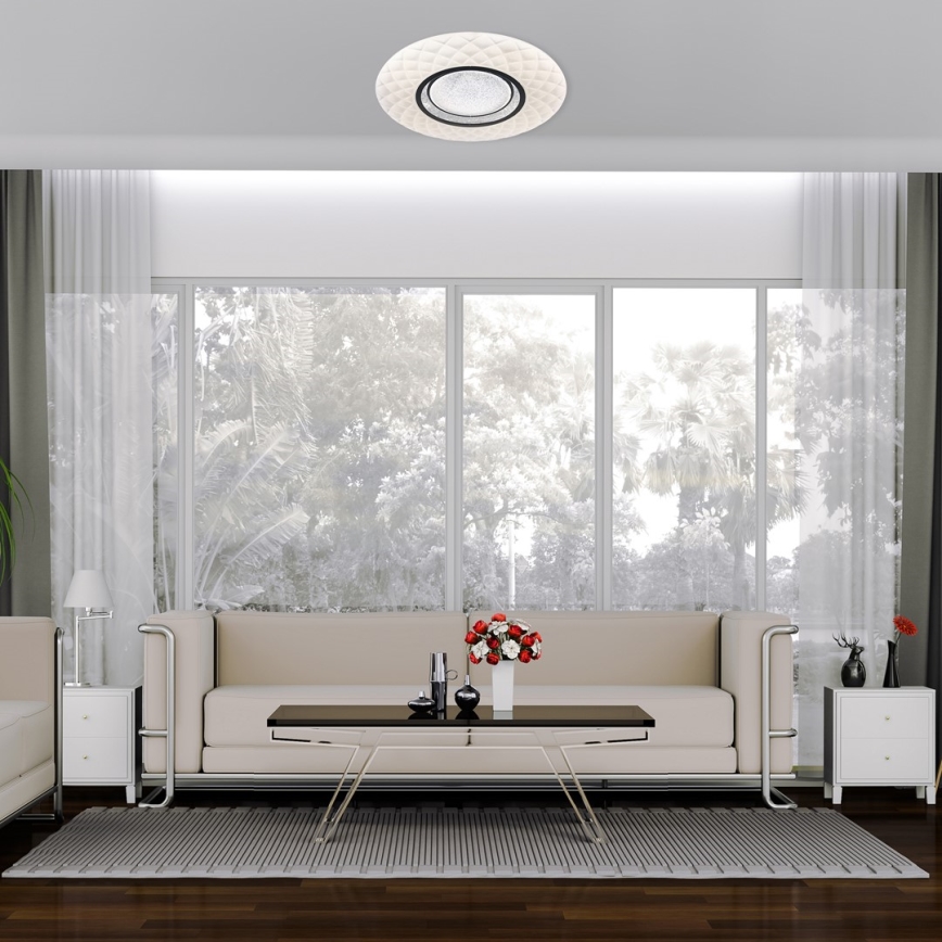 Lámpara de techo LED regulable TOKYO LED/48W/230V + mando a distancia