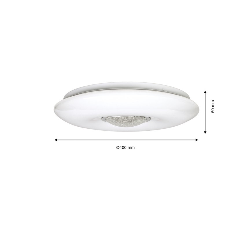 Lámpara de techo LED regulable VELA LED/24W/230V + mando a distancia