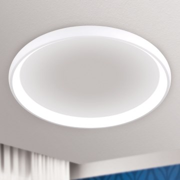 Lámpara de techo LED regulable VENUS LED/85W/230V diámetro 81 cm blanca
