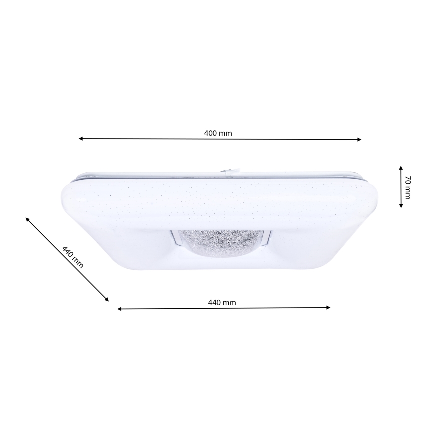 Lámpara de techo LED regulable YAX LED/24W/230V + mando a distancia