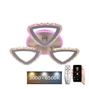 Lámpara de techo LED RGB regulable LED/45W/230V 3000-6500K + mando a distancia