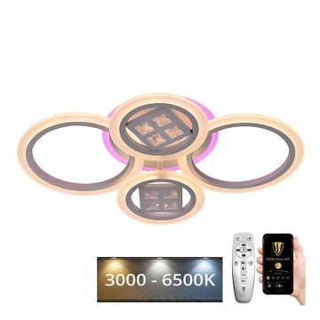 Lámpara de techo LED RGB regulable LED/50W/230V 3000-6500K + mando a distancia