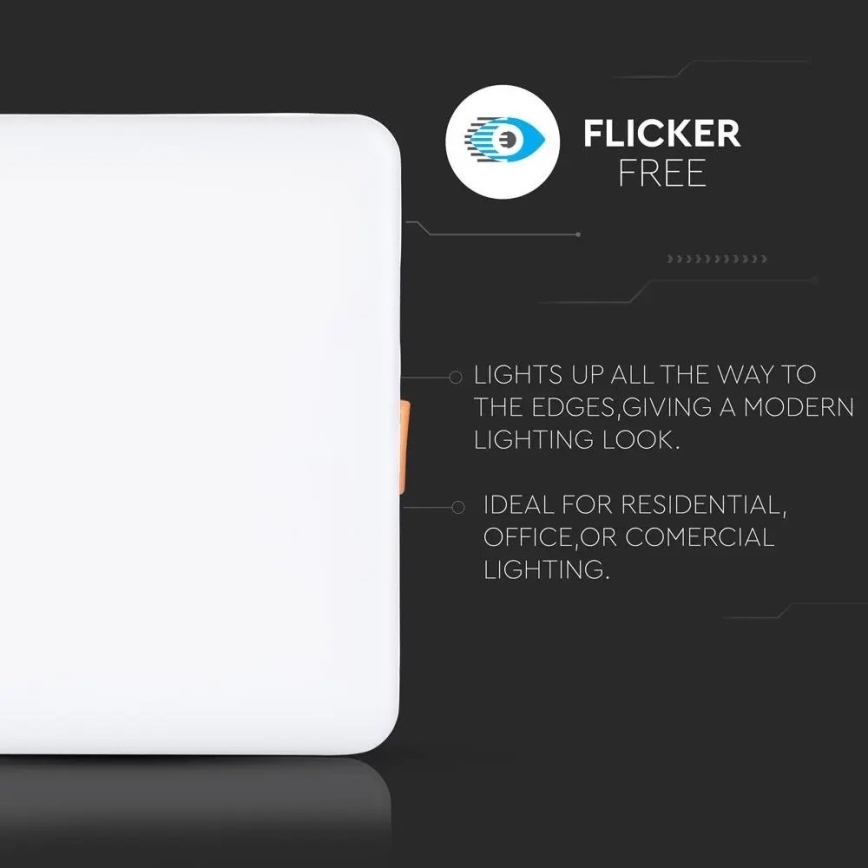 Lámpara de techo LED SAMSUNG CHIP LED/18W/230V 3000K