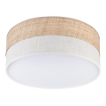 Lámpara de techo LED SIRJA BOHO LED/20W/230V 4000K diámetro 35 cm beige/crema