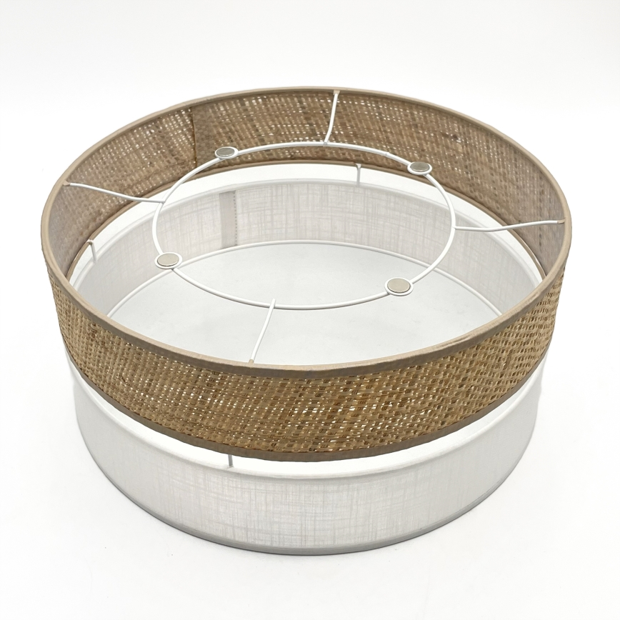 Lámpara de techo LED SIRJA BOHO LED/20W/230V 4000K diámetro 35 cm beige/blanca