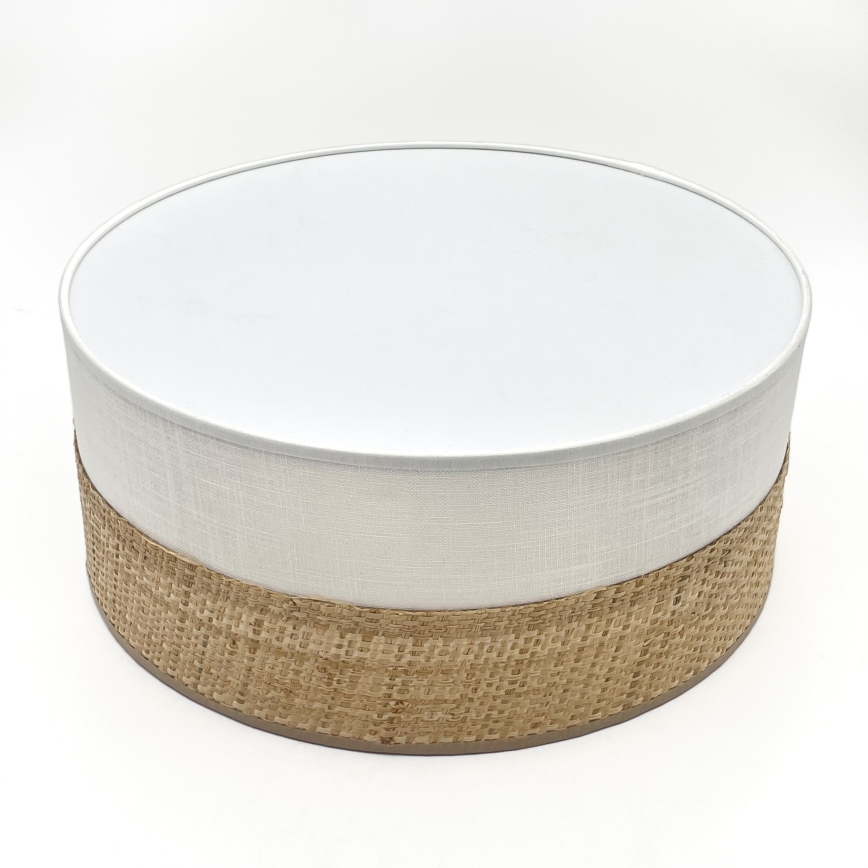 Lámpara de techo LED SIRJA BOHO LED/20W/230V 4000K Ø 35 cm beige/blanca