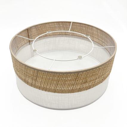 Lámpara de techo LED SIRJA BOHO LED/20W/230V 4000K Ø 35 cm beige/blanca