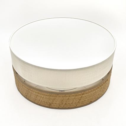 Lámpara de techo LED SIRJA BOHO LED/20W/230V 4000K Ø 35 cm beige/crema