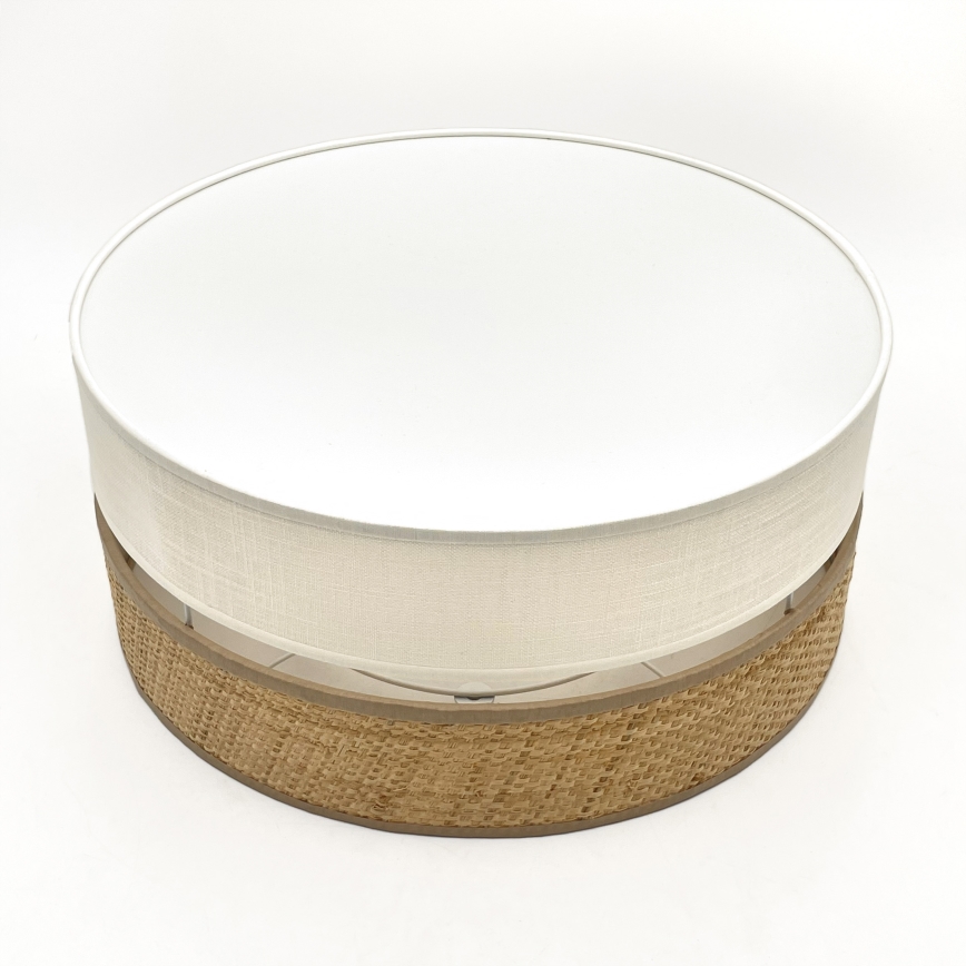 Lámpara de techo LED SIRJA BOHO LED/20W/230V 4000K Ø 35 cm beige/crema