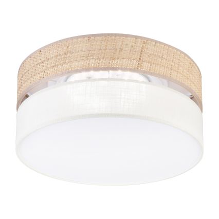 Lámpara de techo LED SIRJA BOHO LED/20W/230V 4000K Ø 35 cm beige/crema