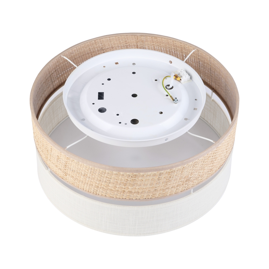 Lámpara de techo LED SIRJA BOHO LED/20W/230V 4000K Ø 35 cm beige/crema