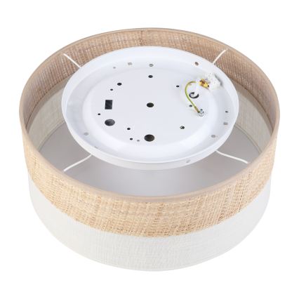 Lámpara de techo LED SIRJA BOHO LED/20W/230V 4000K diámetro 35 cm beige/crema