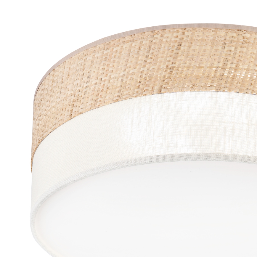 Lámpara de techo LED SIRJA BOHO LED/20W/230V 4000K diámetro 35 cm beige/crema