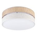 Lámpara de techo LED SIRJA BOHO LED/36W/230V 4000K Ø 45 cm beige/crema