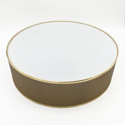 Lámpara de techo LED SIRJA LED/20W/230V 4000K Ø 35 cm marrón/dorado