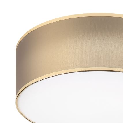 Lámpara de techo LED SIRJA LED/20W/230V 4000K Ø 35 cm marrón/dorado