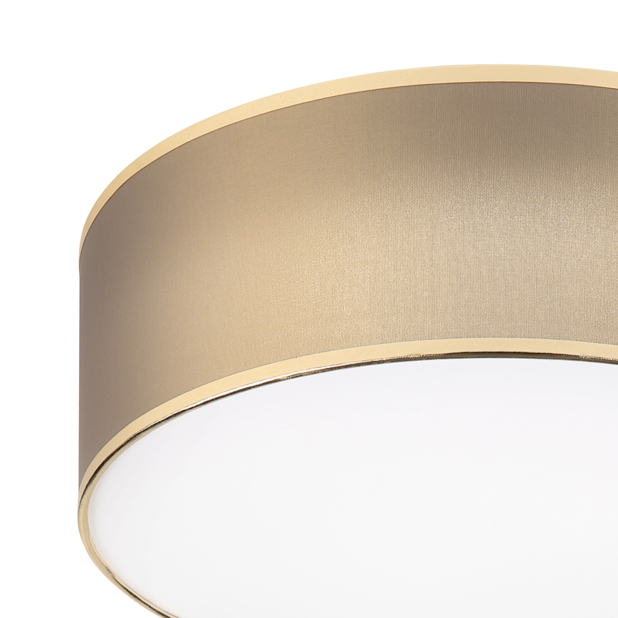 Lámpara de techo LED SIRJA LED/20W/230V 4000K Ø 35 cm marrón/dorado